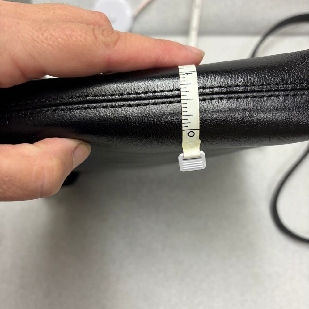 Patricia Nash Black Leather Organizer Messenger Crossbody Minimalist Quiet Lux - Picture 9 of 9
